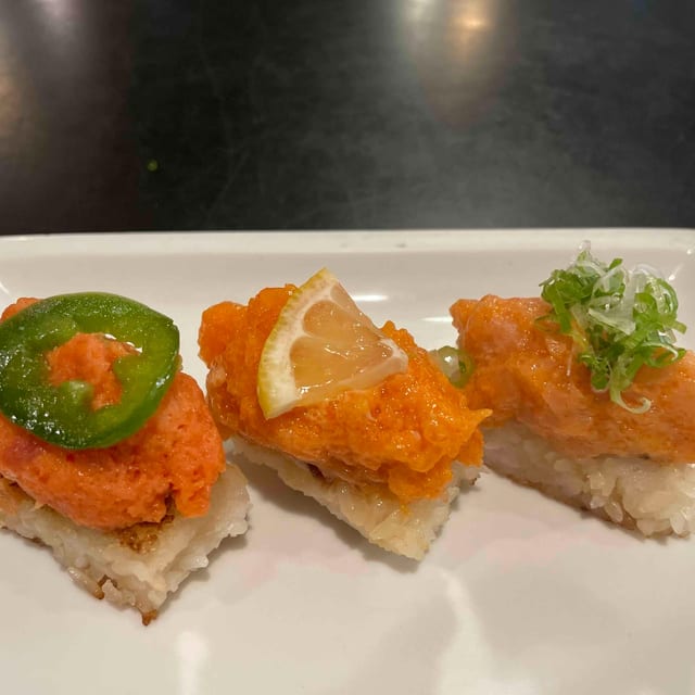 New ! Spicy TRIO Crispy Rice Plate.