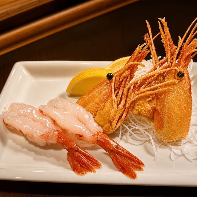 Sweet Shrimp Sushi.