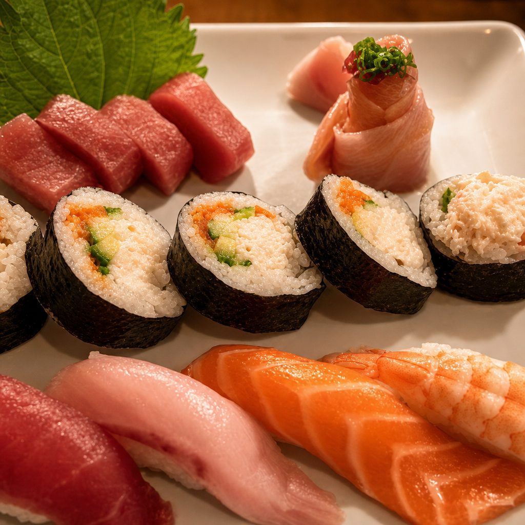 107. Sushi & Sashimi Combination.
