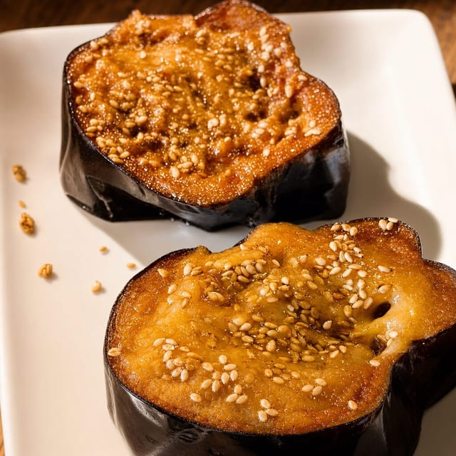 38. Eggplant Miso-Yaki.