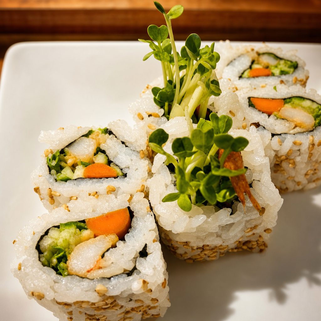 Ginger Shrimp Roll.