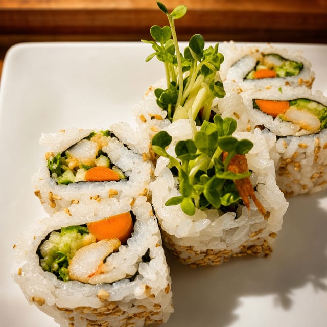 Ginger Shrimp Roll.