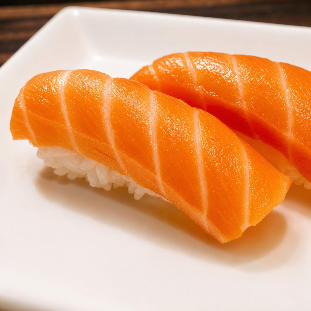 Salmon Sushi.