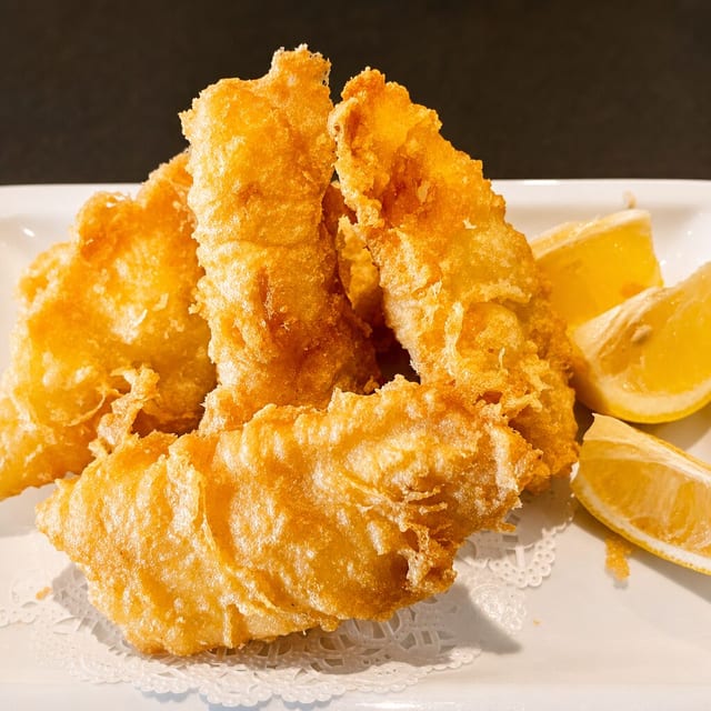 18. Halibut Tempura.