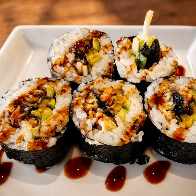 Eel Cucumber Roll.
