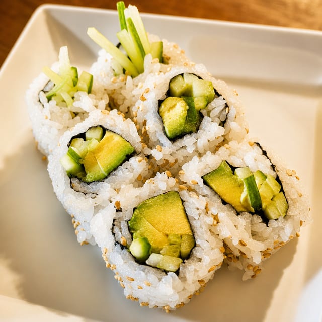 Avocado Cucumber Roll.
