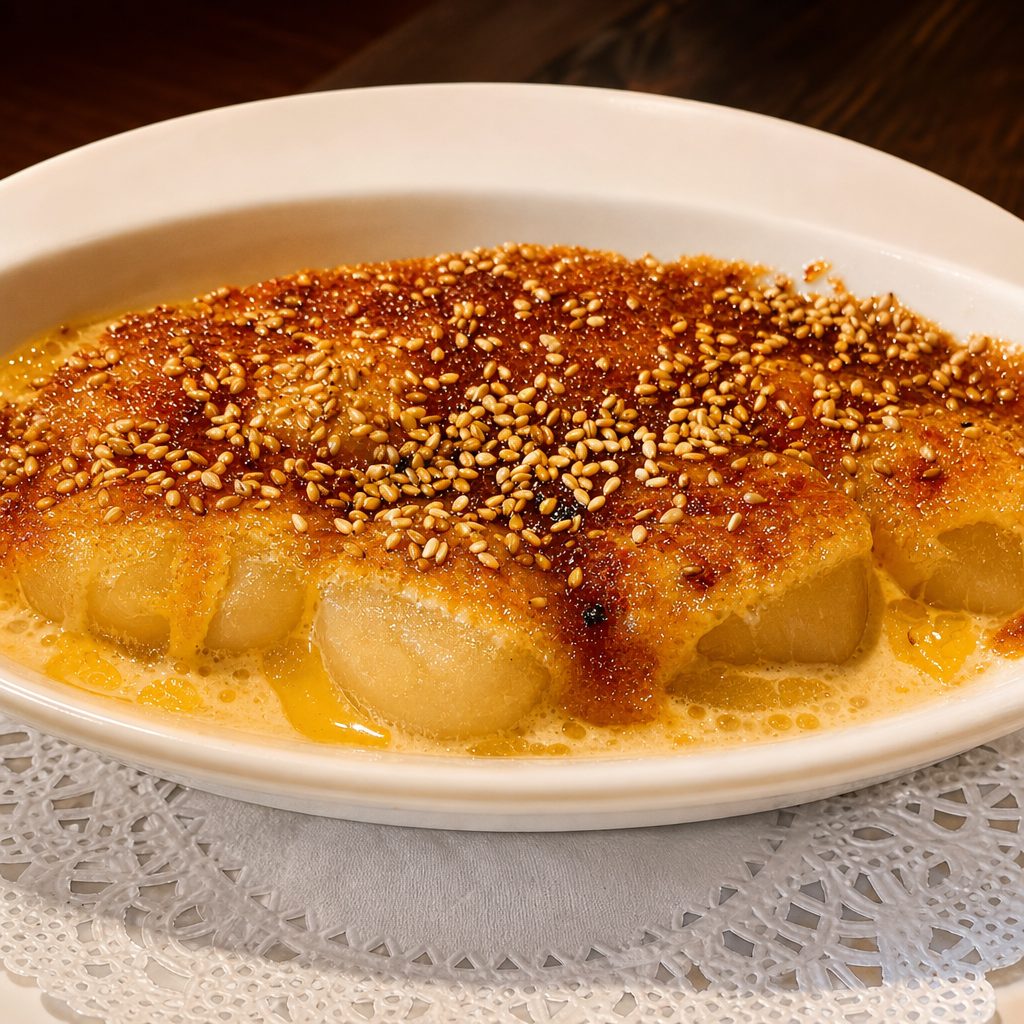 21. Scallop Miso-Yaki.