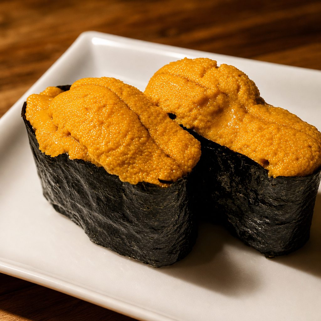 Sea Urchin Sushi.
