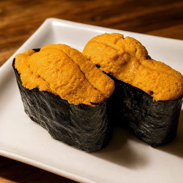 Sea Urchin Sushi.