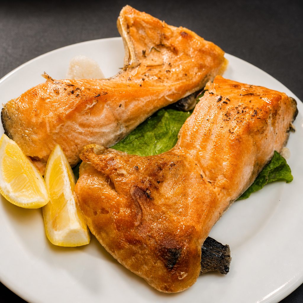 6. Salmon Kama - 1 pc Appetizer.