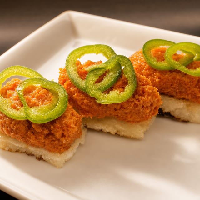 Unique - Spicy Tuna Crispy Rice.