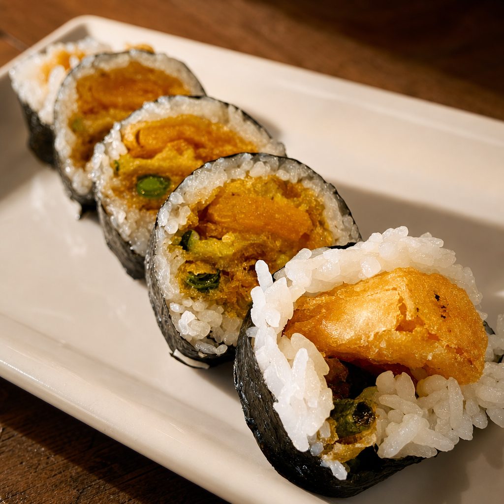 Vegetable Tempura Roll.