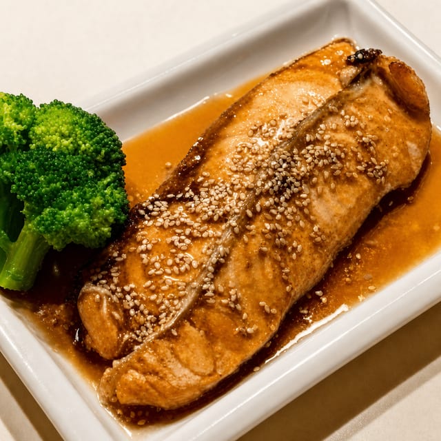 Salmon Teriyaki.